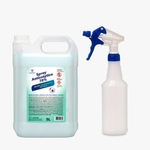 Ficha técnica e caractérísticas do produto Spray Antisséptico 70% Galão 5 Litros + Pulverizador 500 ml
