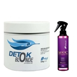 Ficha técnica e caractérísticas do produto Spray Magico Liso Mais Detok Blond Mascara Matizadora Adlux