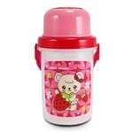 Ficha técnica e caractérísticas do produto Squeeze 450ml Infantil Urso Pink
