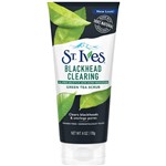 Ficha técnica e caractérísticas do produto St. Ives Blackhead Clearing Face Scrub Green Tea Unclog Pores With Salicylic 6 OZ - 170g