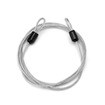 Ficha técnica e caractérísticas do produto Steel Wire Keychain Chaveiro Chaveiro Círculo Corda cabo de laço Outdoor acampamento bagagem Tag Parafuso Bloqueio Gadget