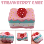 Ficha técnica e caractérísticas do produto Strawberry Cake Apaziguador Perfumado Super Slow Nascente Squeeze Toy