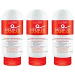 Ficha técnica e caractérísticas do produto Studio Hair Medicin Capilar For Men Shampoo 250ml (Kit C/03)