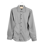 Ficha técnica e caractérísticas do produto Stylish Mens Men Luxury Casual Slim Fit Shirts Long Sleeve Stand Collar New