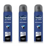Ficha técnica e caractérísticas do produto Suave Invisible Desodorante Aerosol Masculino 88g (Kit C/03)