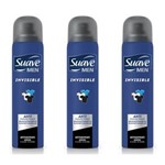 Ficha técnica e caractérísticas do produto Suave Invisible Desodorante Aerosol Masculino 88g - Kit com 03