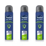 Ficha técnica e caractérísticas do produto Suave Protect Desodorante Aerosol Men 87g (Kit C/03)