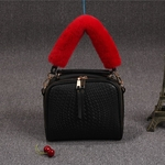 Ficha técnica e caractérísticas do produto Substitui??o Mulheres Plush Strap Ladies Shoulder Strap Bag Belt Para Handbag