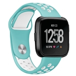Ficha técnica e caractérísticas do produto HAO Substituição Banda Esporte respirável Silicon pulseira Strap Watch para Fitbit Versa Fitbit and accessories