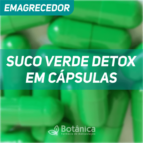 Ficha técnica e caractérísticas do produto Suco Verde Detox em Cápsulas
