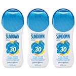 Ficha técnica e caractérísticas do produto Sundown Fps30 Protetor Solar 120ml - Kit com 03