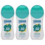 Ficha técnica e caractérísticas do produto Sundown Fps50 Protetor Solar 200ml - Kit com 03