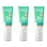 Sunless Fps50 Kids Free Protetor Solar 120ml - Kit com 06