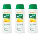 Sunless Fps50 Oil Free Protetor Solar 200ml (kit C/03)