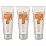 Sunless Fps50 Protetor Facial Base Bronze 60g (kit C/03)