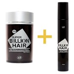 Ficha técnica e caractérísticas do produto Super Billion Hair Castanho Médio 25g + Spray Fixador Billion Hair 120ml