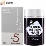 Ficha técnica e caractérísticas do produto Super Billion Hair Fibra Queratina em Pó para Disfarçar a Calvice Loiro