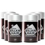 Ficha técnica e caractérísticas do produto Super Billion Hair Kit 6 Unidades 25g - Castanho Claro - Kanui