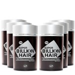 Ficha técnica e caractérísticas do produto Super Billion Hair Kit 6 Unidades 25g - Castanho Escuro