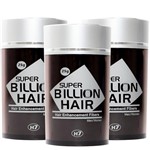 Ficha técnica e caractérísticas do produto Super Billion Hair Kit 3 Unidades 25g - Castanho Claro