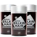 Ficha técnica e caractérísticas do produto Super Billion Hair Kit 3 Unidades 25g - Castanho Escuro