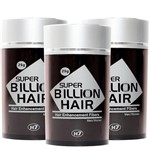 Ficha técnica e caractérísticas do produto Super Billion Hair Kit 3 Unidades 25g - Preto