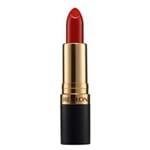 Ficha técnica e caractérísticas do produto Super Lustrous Lipstick Revlon - Batom Matte Red Rul World