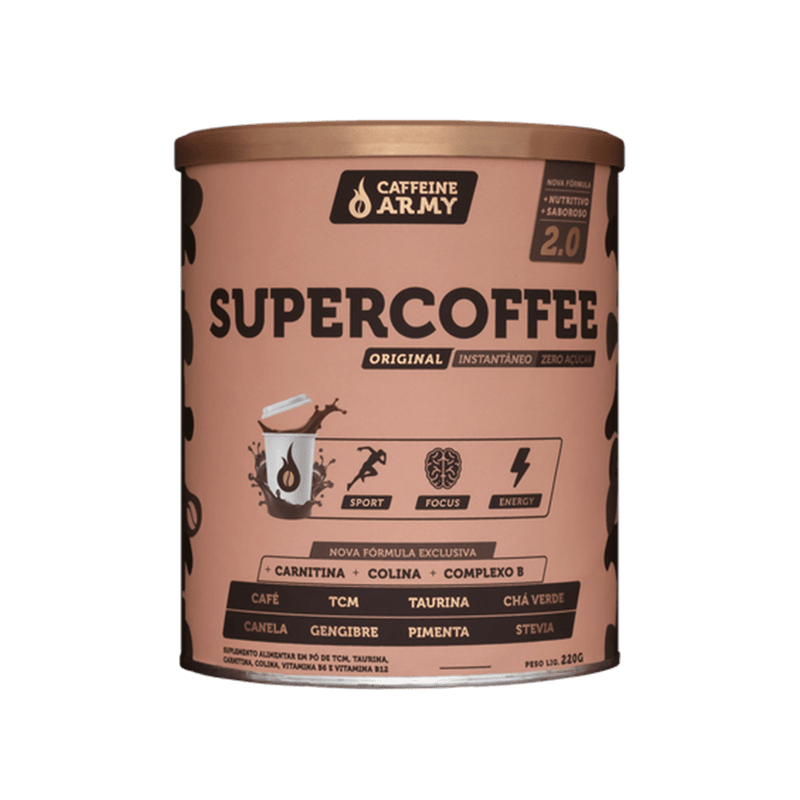Ficha técnica e caractérísticas do produto Supercoffee 2,0 Tradicional 220Gr - Caffeine Army