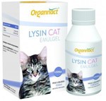 Ficha técnica e caractérísticas do produto Suplemento Alimentar 100ml Organnact Lysin Cat Emulgel 100ml