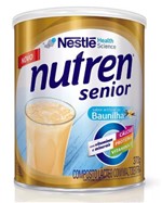 Ficha técnica e caractérísticas do produto Suplemento Alimentar Nutren Senior Baunilha 370g - Nestlé