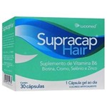 Ficha técnica e caractérísticas do produto Suplemento Cresce Cabelos e Unhas 30 Cápsulas Supracap Hair
