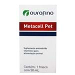 Ficha técnica e caractérísticas do produto Suplemento Ourofino Metacell Pet para Cães, Gatos, Roedores e Pássaros 50ml