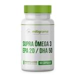 Ficha técnica e caractérísticas do produto Supra Omega 3 1000mg EPA 20 DHA 50 - 60 cápsulas
