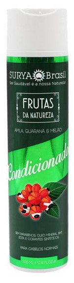 Ficha técnica e caractérísticas do produto Surya Brasil Condicionador Frutas da Natura Amla, Guaraná e Melão - 300ml
