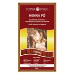 Ficha técnica e caractérísticas do produto Surya Brasil Henna Pó Coloração Natural Cor Vinho - 50g