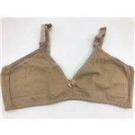 Ficha técnica e caractérísticas do produto Sutiã Amamentação Sem Bojo Cotton Nude Tam G - Sensual