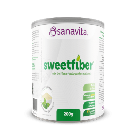 Ficha técnica e caractérísticas do produto Sweetfiber Mix de Fibra + Adoçantes Naturais - Sanavita - 200g