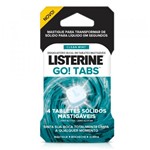 Ficha técnica e caractérísticas do produto Tablete Mastigável Listerine Go! Tabs Clean Mint 4 Unidades