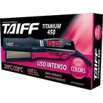 Ficha técnica e caractérísticas do produto Taiff - Chapa Titanium 450 Bivolts Colors Rosa
