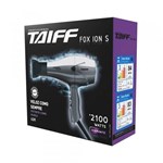 Ficha técnica e caractérísticas do produto Taiff Secador Fox "s" Ion Prata 2100w - 127v