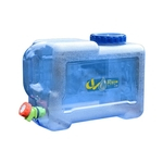 Ficha técnica e caractérísticas do produto Tanque de água ao ar livre 12L Thicken portátil de plástico Tote Bucket portador de água com torneira de água