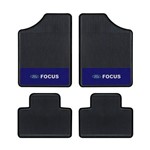 Ficha técnica e caractérísticas do produto Tapete Automotivo - Ford Focus - Base Azul- Logo Ford