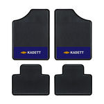 Ficha técnica e caractérísticas do produto Tapete Automotivo - Kadett - Base Azul -Logo Chevrolet