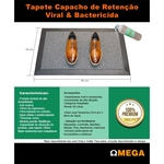 Ficha técnica e caractérísticas do produto Tapete Capacho de Retenção Viral 80 x 50 + Desinfetante Categoria Hospitalar