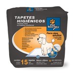 Ficha técnica e caractérísticas do produto Tapete Higiênico 60 X 80 Cm - 15 Unidades - Pet Society