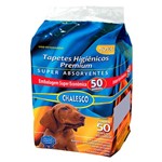 Ficha técnica e caractérísticas do produto Tapete Higiênico Premium para Cães Chalesco Tamanho 90x60cm 50 Unidades