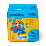 Tapete Higiênico Super Secão Baby com cheirinho de Talco para Cães 60 x 55 cm - Petix (30 unidades)