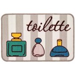Ficha técnica e caractérísticas do produto Tapete Multiuso Toilette 40x60 Cm - Jolitex - Bege