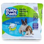 Ficha técnica e caractérísticas do produto Tapete Para Higienico Para Cães Baby Pads Com 50 Unid 60x65
