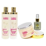 Tarry Profissional Kit Shampoo + Condicionador + Máscara Abs Lipidium + Sérum Macadâmia